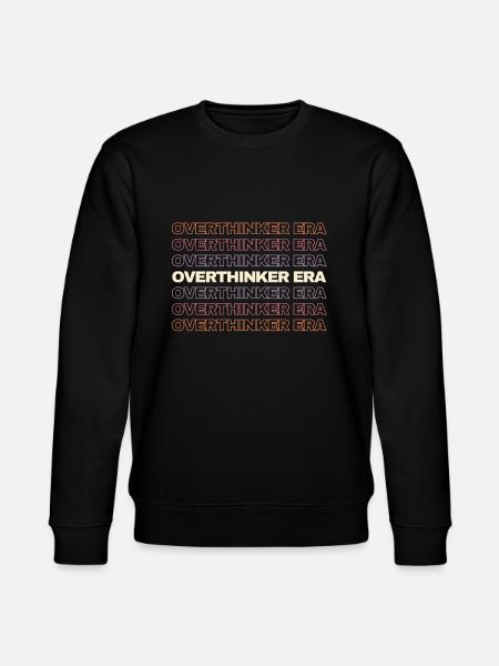 In My Overthinker Era Overthink - Stanley/Stella CHANGER Unisex Organic Sweatshirt - black