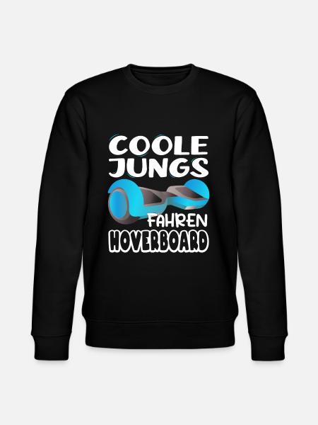 Hoverboarding Coole Jungs fahren Hoverboard - Stanley/Stella Unisex Bio-Sweatshirt CHANGER  - Schwarz