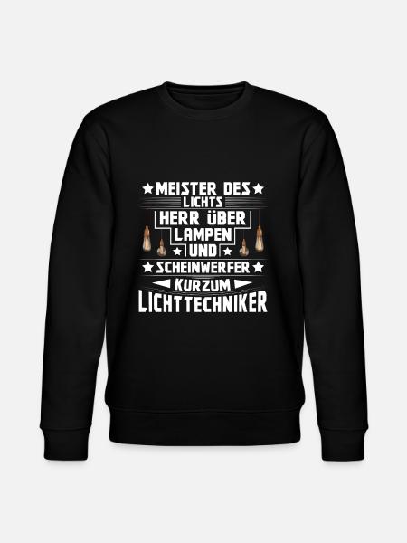 Veranstaltungstechniker Lichttechniker - Stanley/Stella Unisex Bio-Sweatshirt CHANGER  - Schwarz