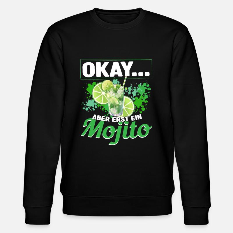 Mojto Longdrink Cocktail - Stanley/Stella Unisex Bio-Sweatshirt CHANGER  - Schwarz