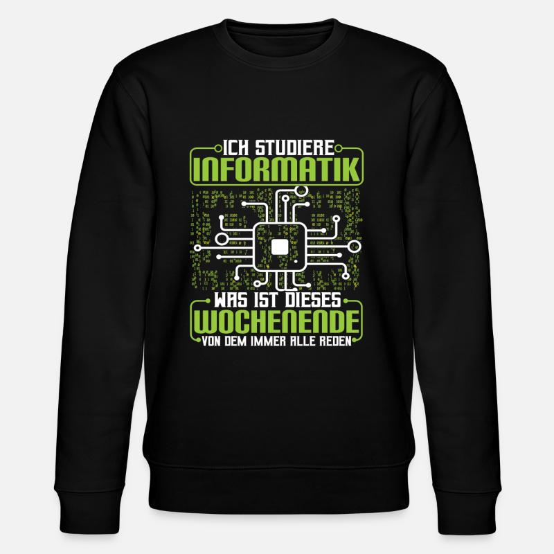 Informatikstudent Programmierer - Stanley/Stella Unisex Bio-Sweatshirt CHANGER  - Schwarz