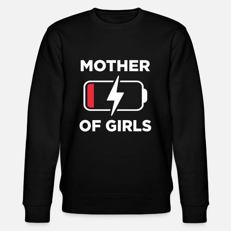 Mère de filles - Sweat bio CHANGER Stanley/Stella Unisexe - noir