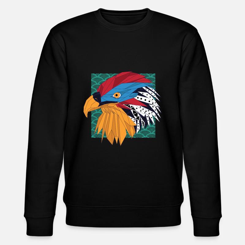 Aigle nomade mondial - Sweat bio CHANGER Stanley/Stella Unisexe - noir