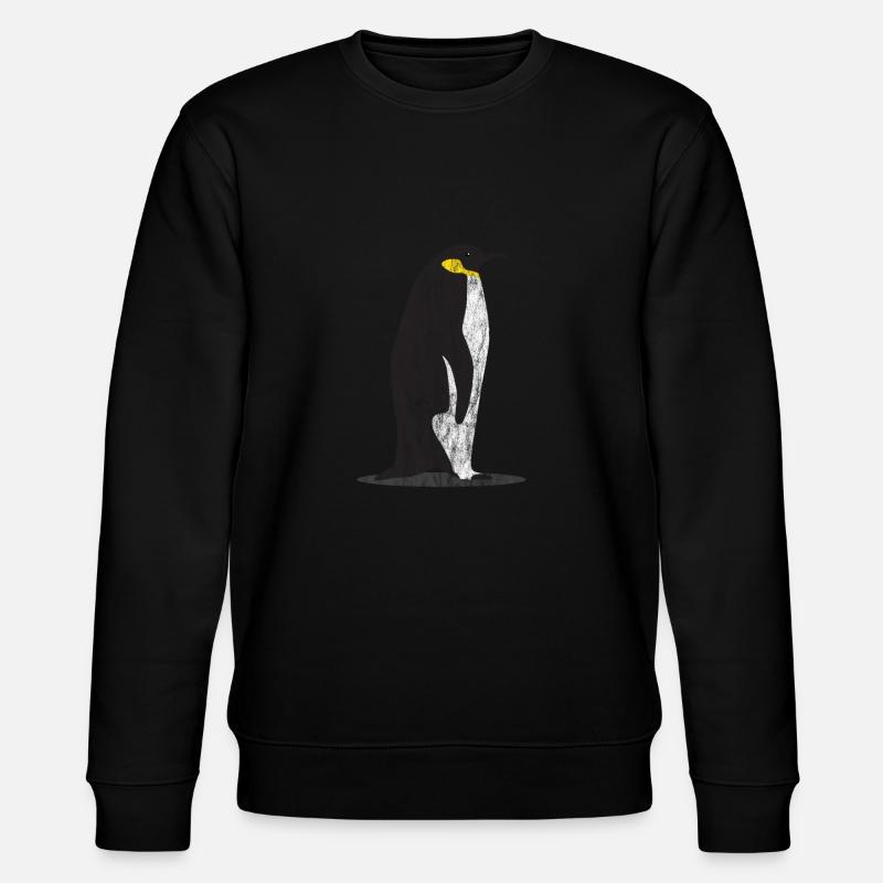 Pingouin des animaux - Sweat bio CHANGER Stanley/Stella Unisexe - noir