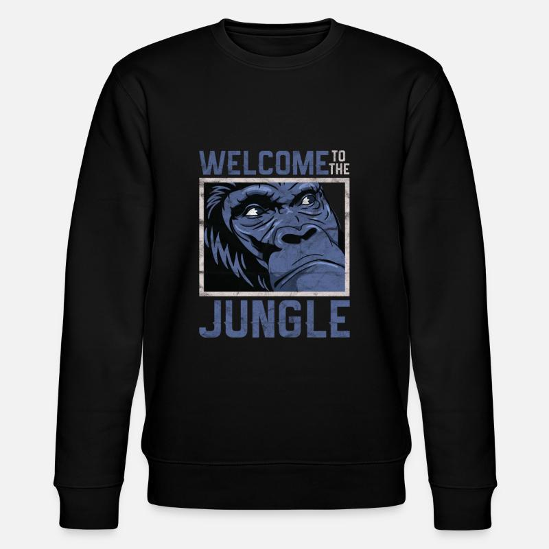 Bienvenue dans la jungle - Sweat bio CHANGER Stanley/Stella Unisexe - noir