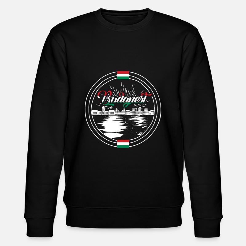 Hungary Budapest - Stanley/Stella CHANGER Unisex Organic Sweatshirt - black