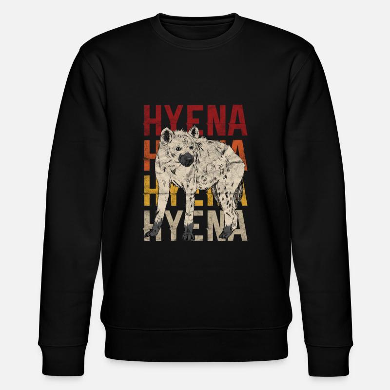 Hyène | rétro - Sweat bio CHANGER Stanley/Stella Unisexe - noir