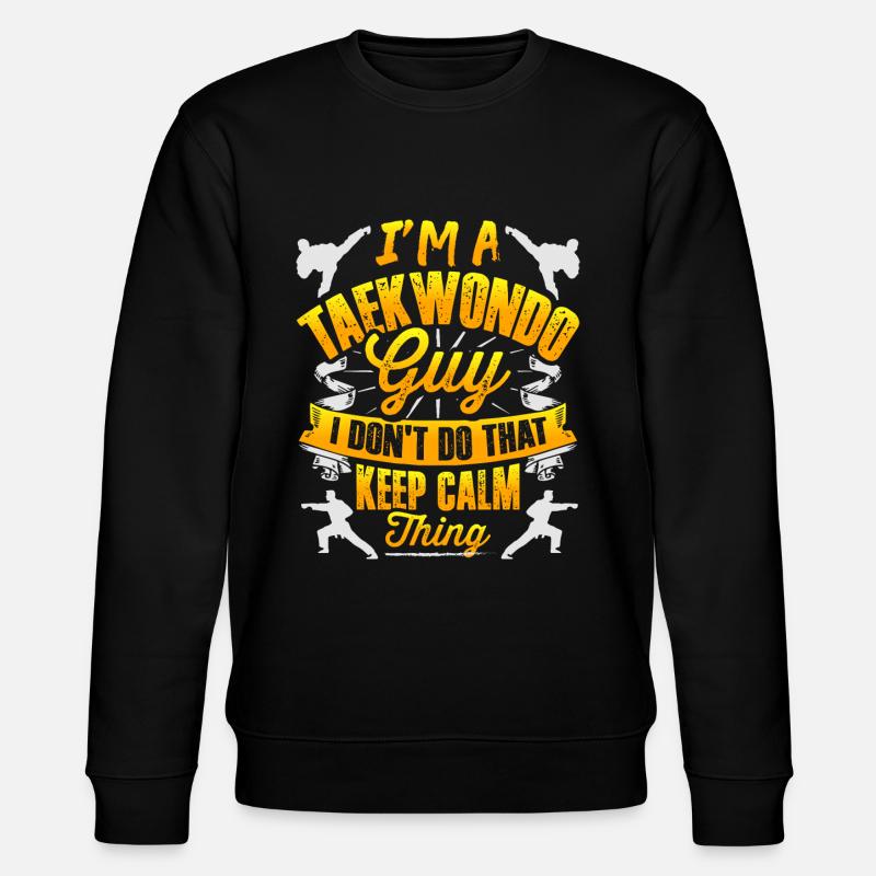 Tae kwon do fighter - Stanley/Stella CHANGER Unisex Organic Sweatshirt - black