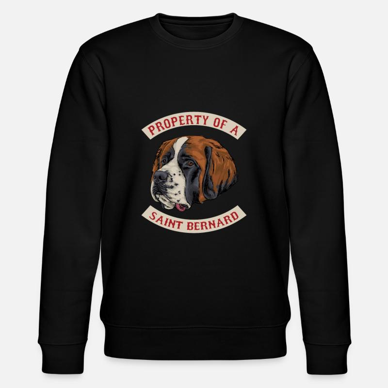 St. bernard - Stanley/Stella CHANGER Unisex Organic Sweatshirt - black