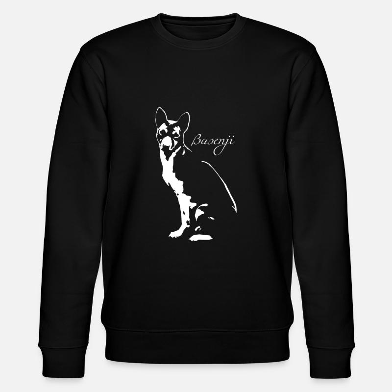 Basenji - Stanley/Stella Unisex Bio-Sweatshirt CHANGER  - Schwarz