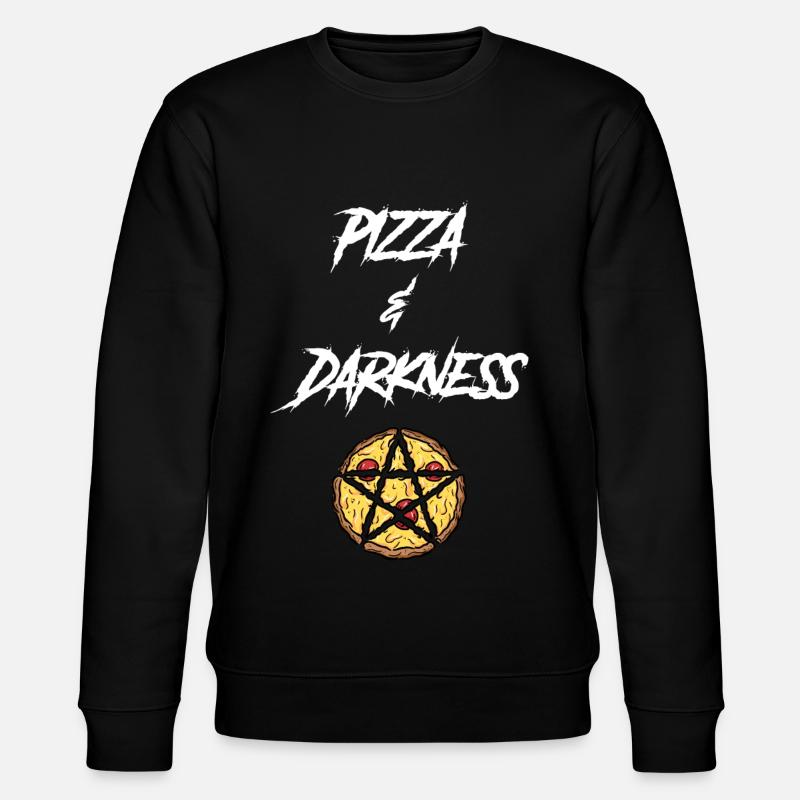 Pizza gothique et ténèbres - Sweat bio CHANGER Stanley/Stella Unisexe - noir
