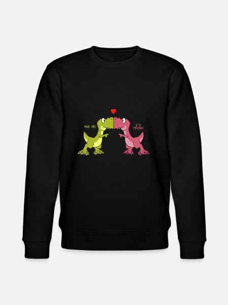 Dino Couple - Stanley/Stella CHANGER Unisex Organic Sweatshirt - black