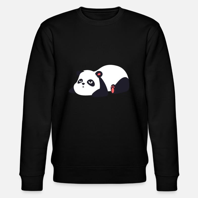 Panda - Stanley/Stella Unisex Bio-Sweatshirt CHANGER  - Schwarz