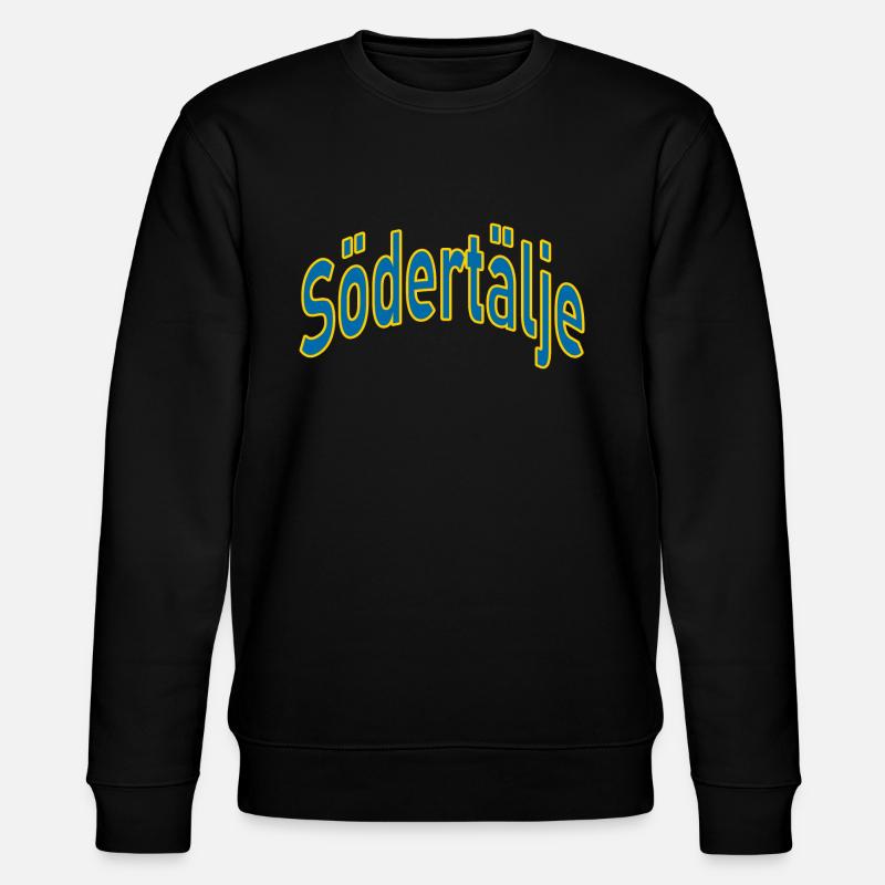 Södertälje - Stanley/Stella Unisex Bio-Sweatshirt CHANGER - Schwarz