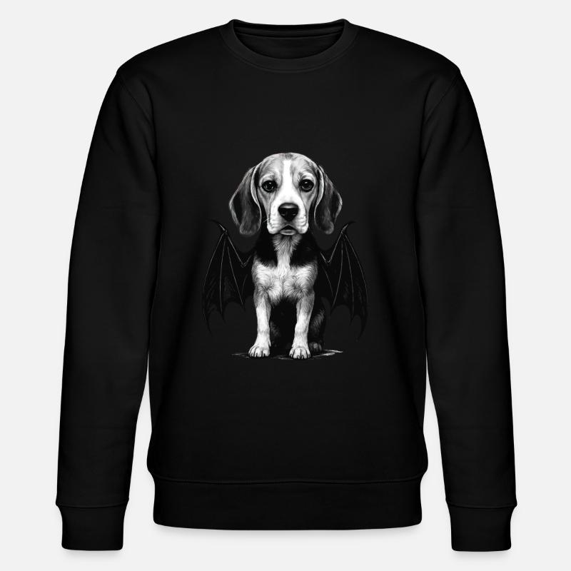 Beagle - Stanley/Stella Unisex Bio-Sweatshirt CHANGER  - Schwarz