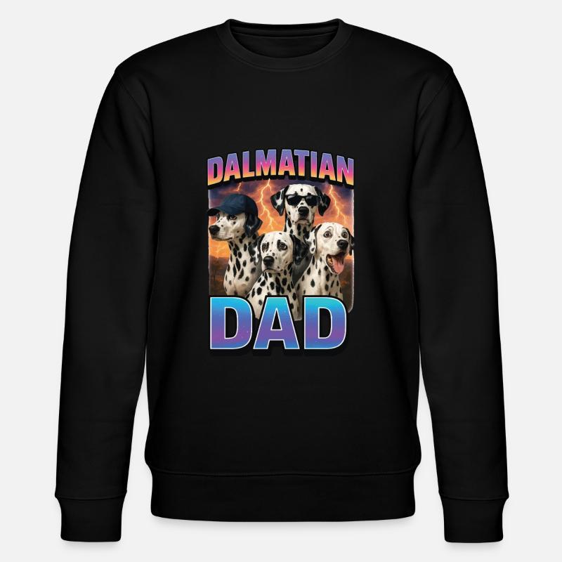 Dalmatiner - Stanley/Stella Unisex Bio-Sweatshirt CHANGER  - Schwarz