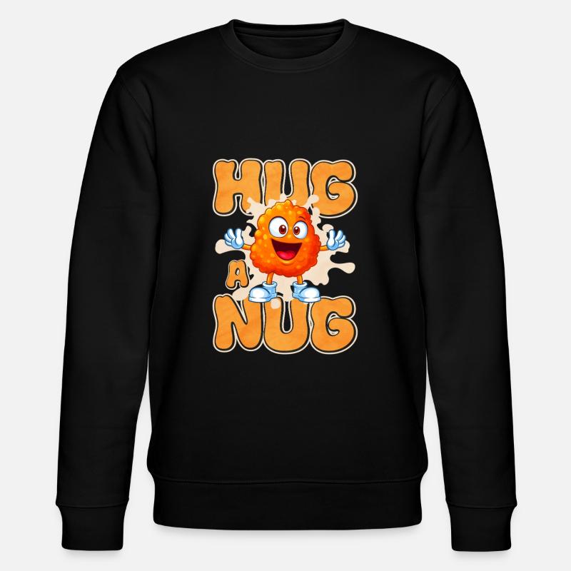 Chicken Nugget - Stanley/Stella Unisex Bio-Sweatshirt CHANGER  - Schwarz
