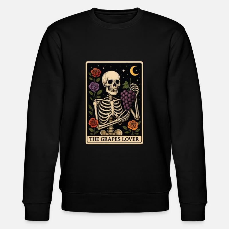 Tarot au raisin - Sweat bio CHANGER Stanley/Stella Unisexe - noir
