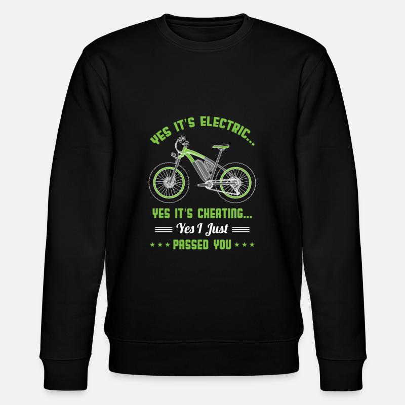 Vélo électrique tricherie vélo électrique - Sweat bio CHANGER Stanley/Stella Unisexe - noir