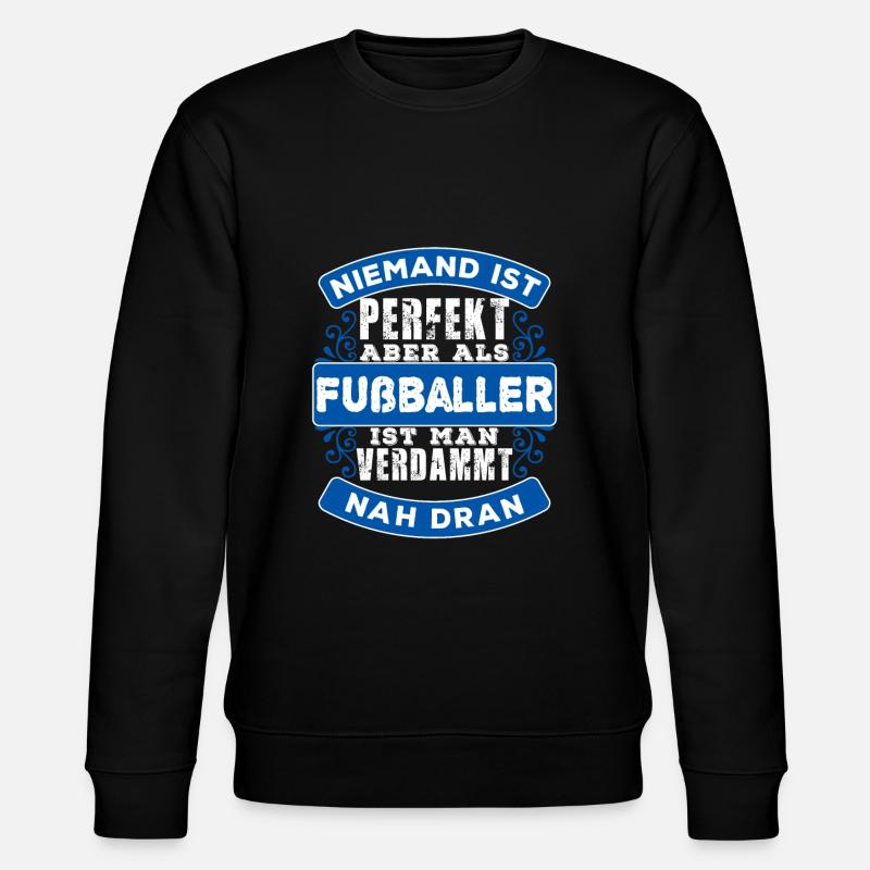 Fußball - Stanley/Stella Unisex Bio-Sweatshirt CHANGER  - Schwarz