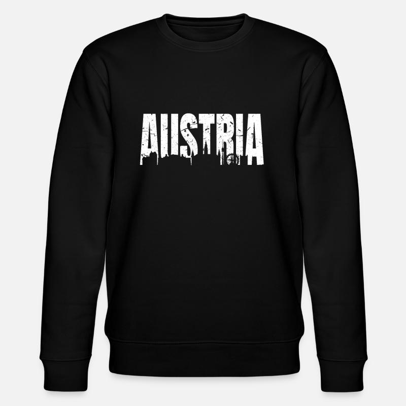 Austria - Stanley/Stella CHANGER Unisex Organic Sweatshirt - black