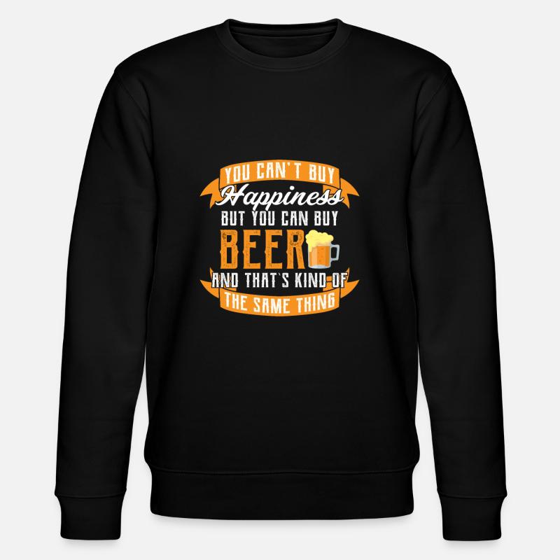Bier - Stanley/Stella Unisex Bio-Sweatshirt CHANGER  - Schwarz