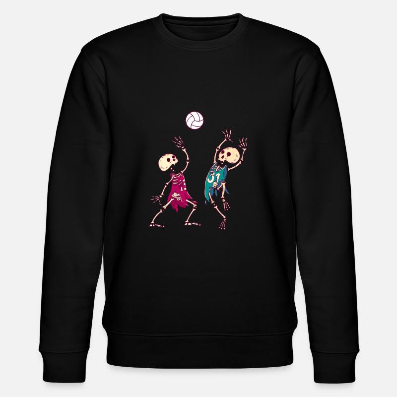 Volleyball - Stanley/Stella Unisex Bio-Sweatshirt CHANGER - Schwarz