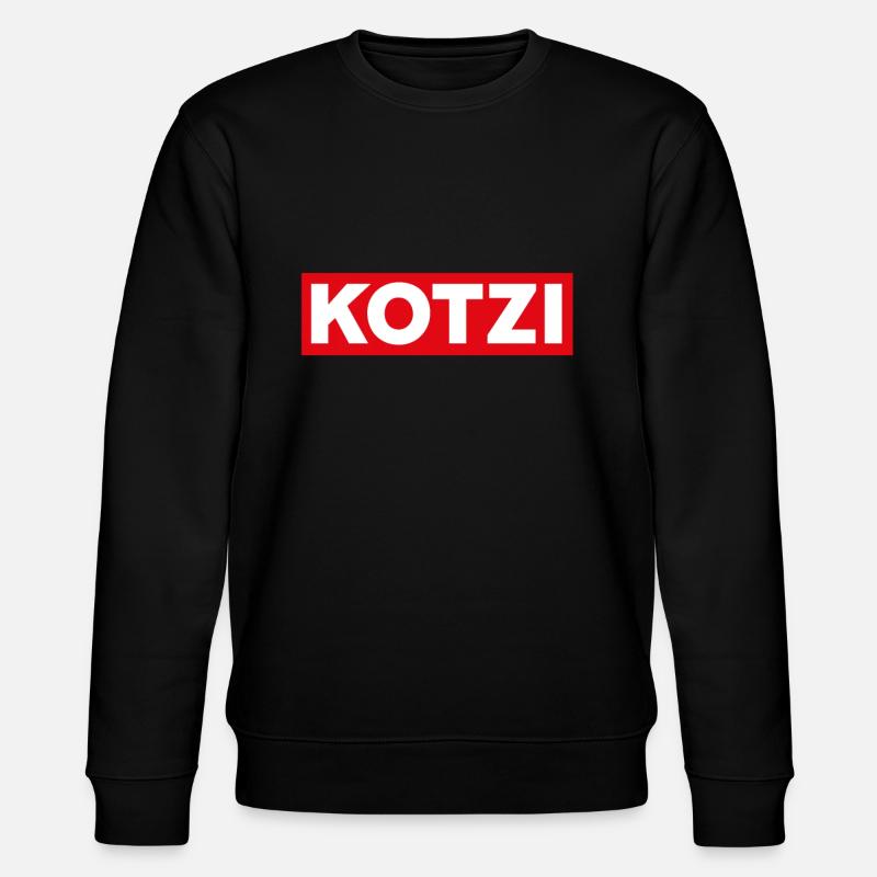 Kotzi avec Saufi - Sweat bio CHANGER Stanley/Stella Unisexe - noir