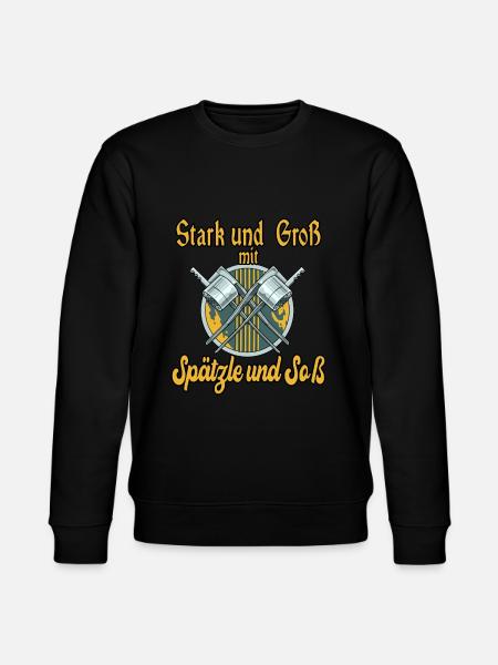 Spätzle und Soß - Stanley/Stella Unisex Bio-Sweatshirt CHANGER - Schwarz