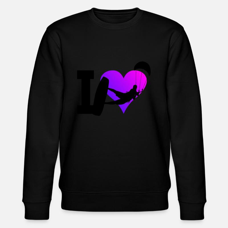 Kitesurf KitesurfEr KitesurfIng Femmes - Sweat bio CHANGER Stanley/Stella Unisexe - noir