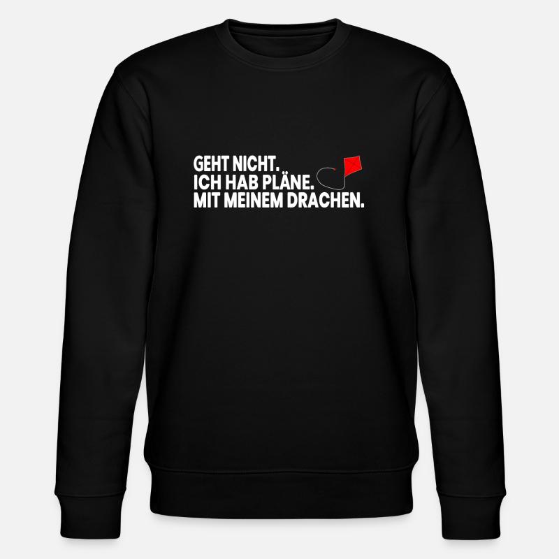 Drachensteigen - Stanley/Stella Unisex Bio-Sweatshirt CHANGER  - Schwarz