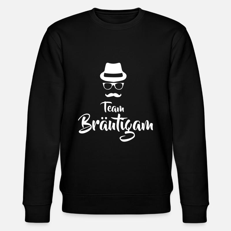 Team Bräutigam - Stanley/Stella Unisex Bio-Sweatshirt CHANGER  - Schwarz