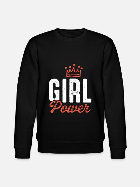 Mädchenpower Frauenpower - Stanley/Stella Unisex Bio-Sweatshirt CHANGER - Schwarz