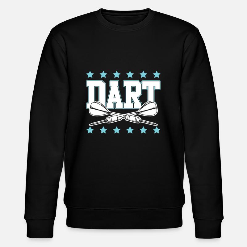 Darts darts logo - Stanley/Stella CHANGER Unisex Organic Sweatshirt - black