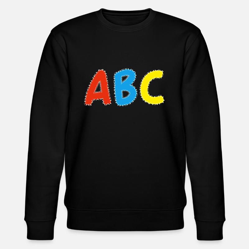 ABC- Schulstart, Schukind - Stanley/Stella Unisex Bio-Sweatshirt CHANGER  - Schwarz
