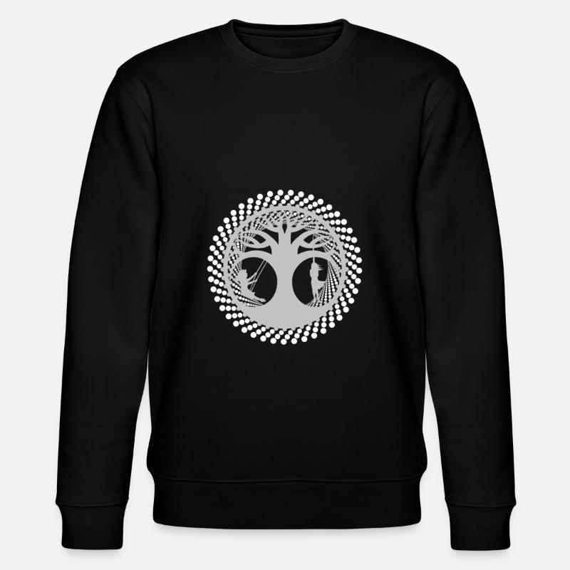 Zwei Seiten - Stanley/Stella Unisex Bio-Sweatshirt CHANGER  - Schwarz