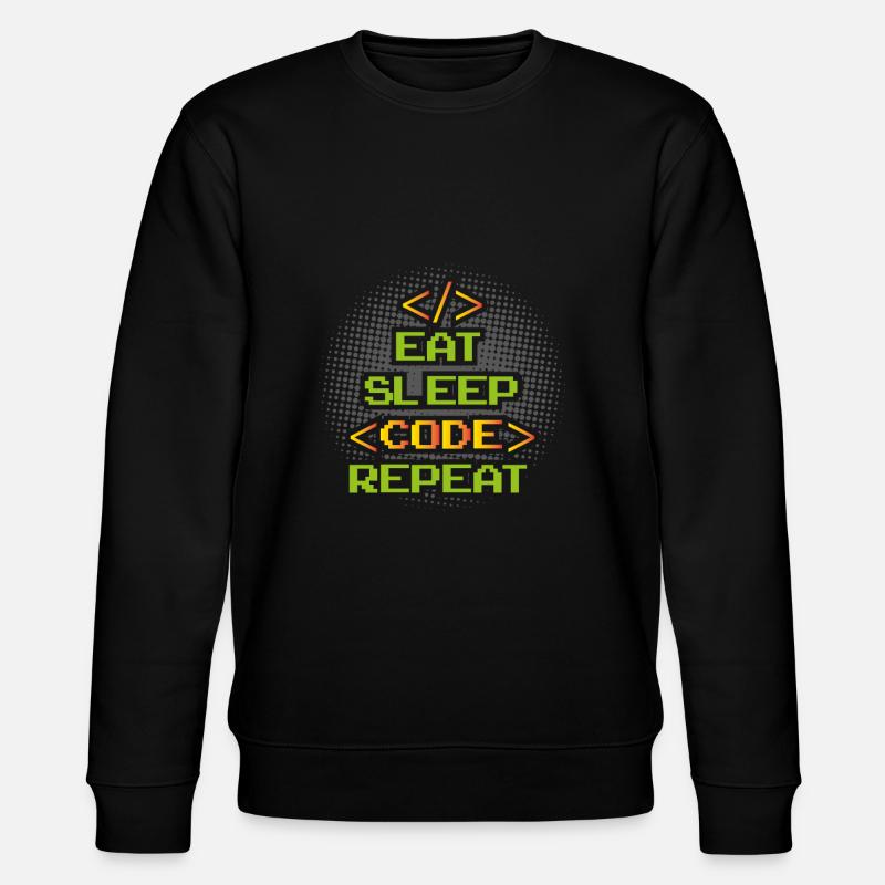 Funny Programmer Software Developer - Stanley/Stella Unisex Bio-Sweatshirt CHANGER  - Schwarz
