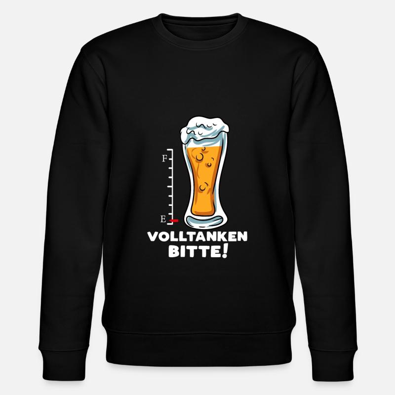 Volltanken Bitte - Stanley/Stella Unisex Bio-Sweatshirt CHANGER - Schwarz