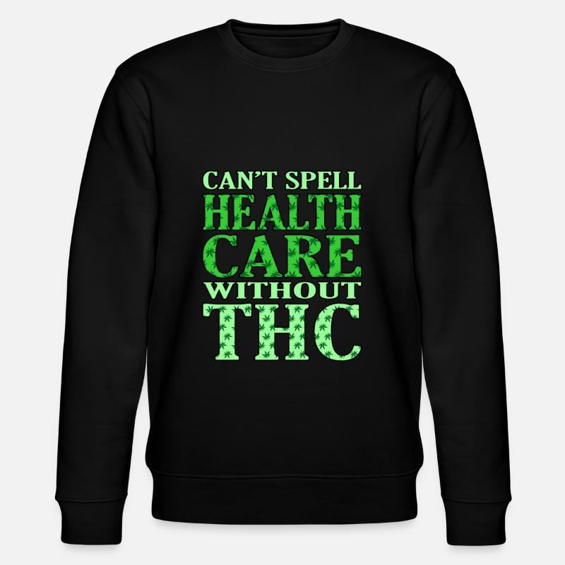 Cannabis - Stanley/Stella Unisex Bio-Sweatshirt CHANGER  - Schwarz
