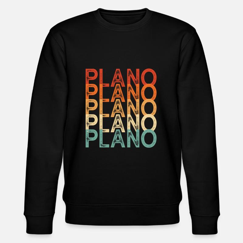 Plano Texas - Stanley/Stella Unisex Bio-Sweatshirt CHANGER - Schwarz