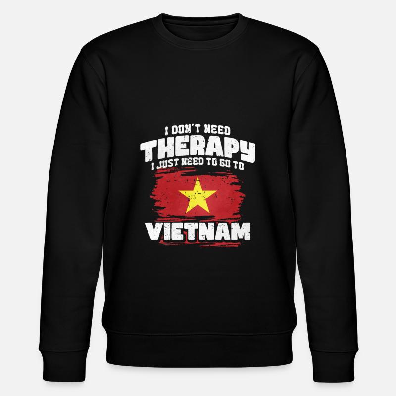 Vietnam - Stanley/Stella Unisex Bio-Sweatshirt CHANGER  - Schwarz