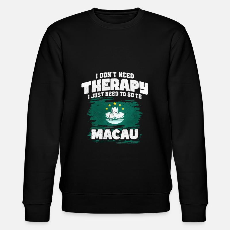 Macau - Stanley/Stella CHANGER Unisex Organic Sweatshirt - black
