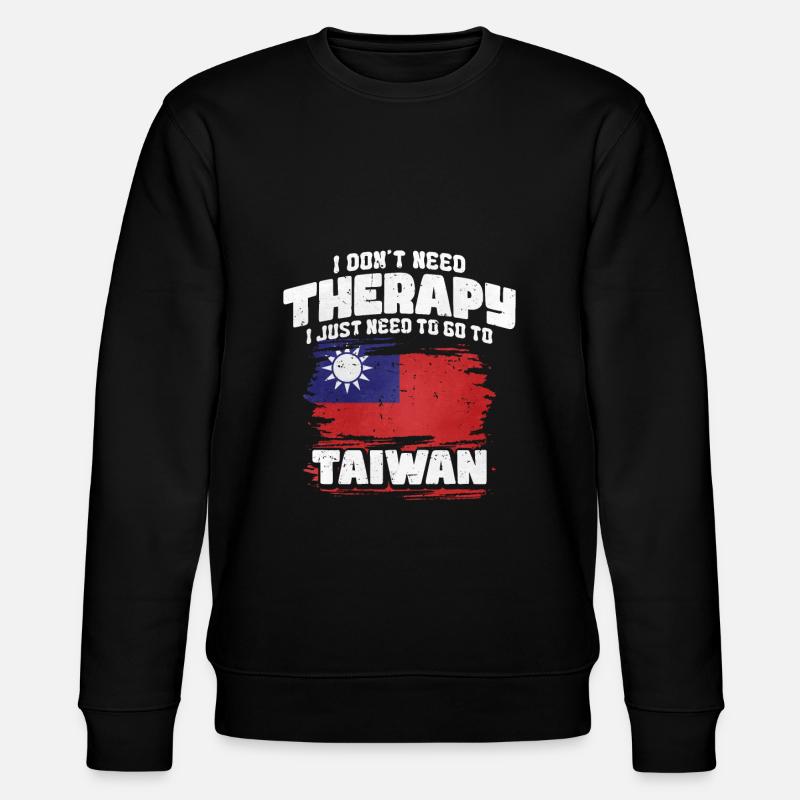 Taiwan - Stanley/Stella Unisex Bio-Sweatshirt CHANGER  - Schwarz
