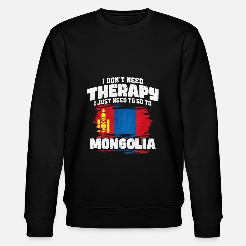 Mongolie - Sweat bio CHANGER Stanley/Stella Unisexe - noir