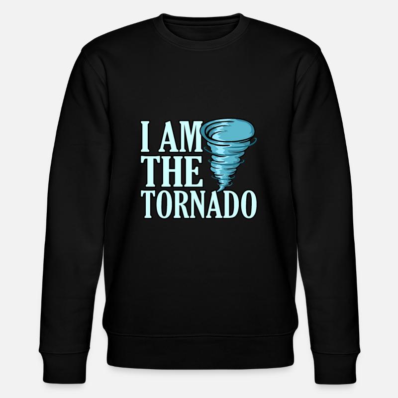 Tornado - Stanley/Stella Unisex Bio-Sweatshirt CHANGER  - Schwarz