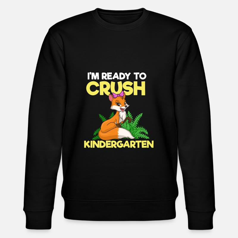 Kindergarten - Stanley/Stella Unisex Bio-Sweatshirt CHANGER  - Schwarz