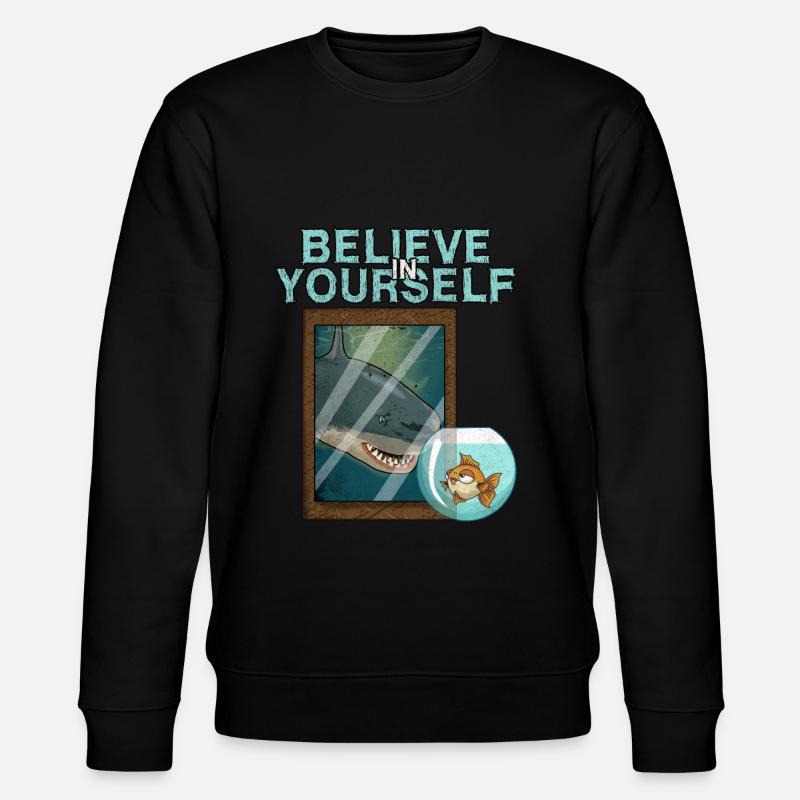 Motivation Hai - Stanley/Stella Unisex Bio-Sweatshirt CHANGER  - Schwarz
