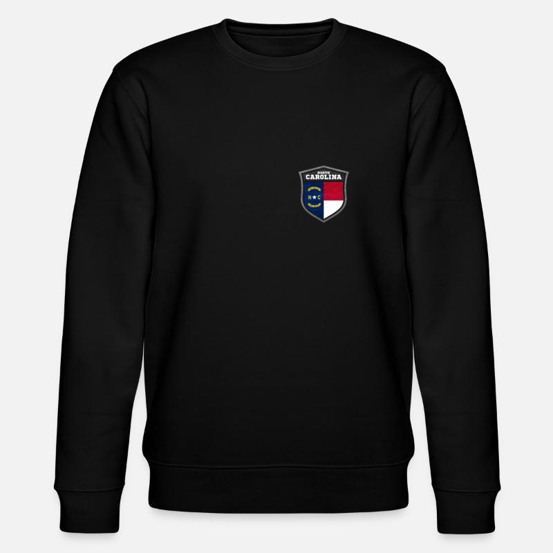 North Carolina - Stanley/Stella Unisex Bio-Sweatshirt CHANGER  - Schwarz