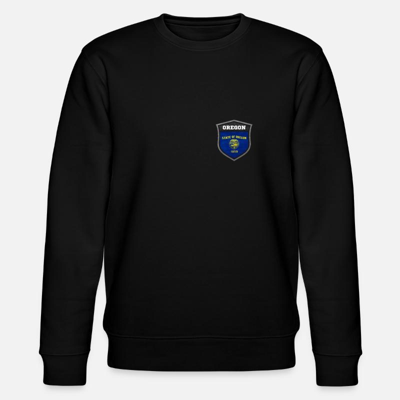Oregon - Stanley/Stella Unisex Bio-Sweatshirt CHANGER  - Schwarz