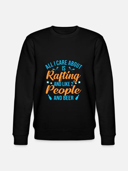 Rafting et bière - Sweat bio CHANGER Stanley/Stella Unisexe - noir